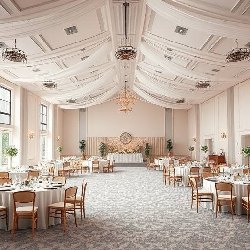 A dedicated event space with adaptable lighting, a large open area, and customizable decor options.