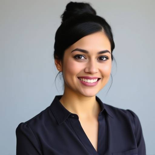 Headshot of Lisa Garcia, the Financial Controller at Urban Escapes, a smiling woman with dark hair pulled back into a bun, wearing a professional blouse.